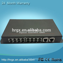 Lowest Price and High Quality Audio To Fiber Converter 8 channel Telephone Optical Converter